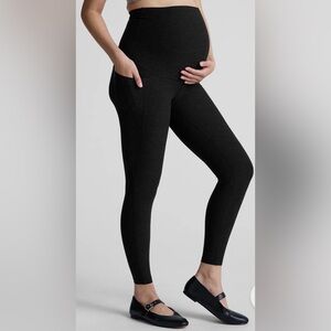 Beyond the Bump Spacedye Love the Bump Maternity Pocket Midi Legging